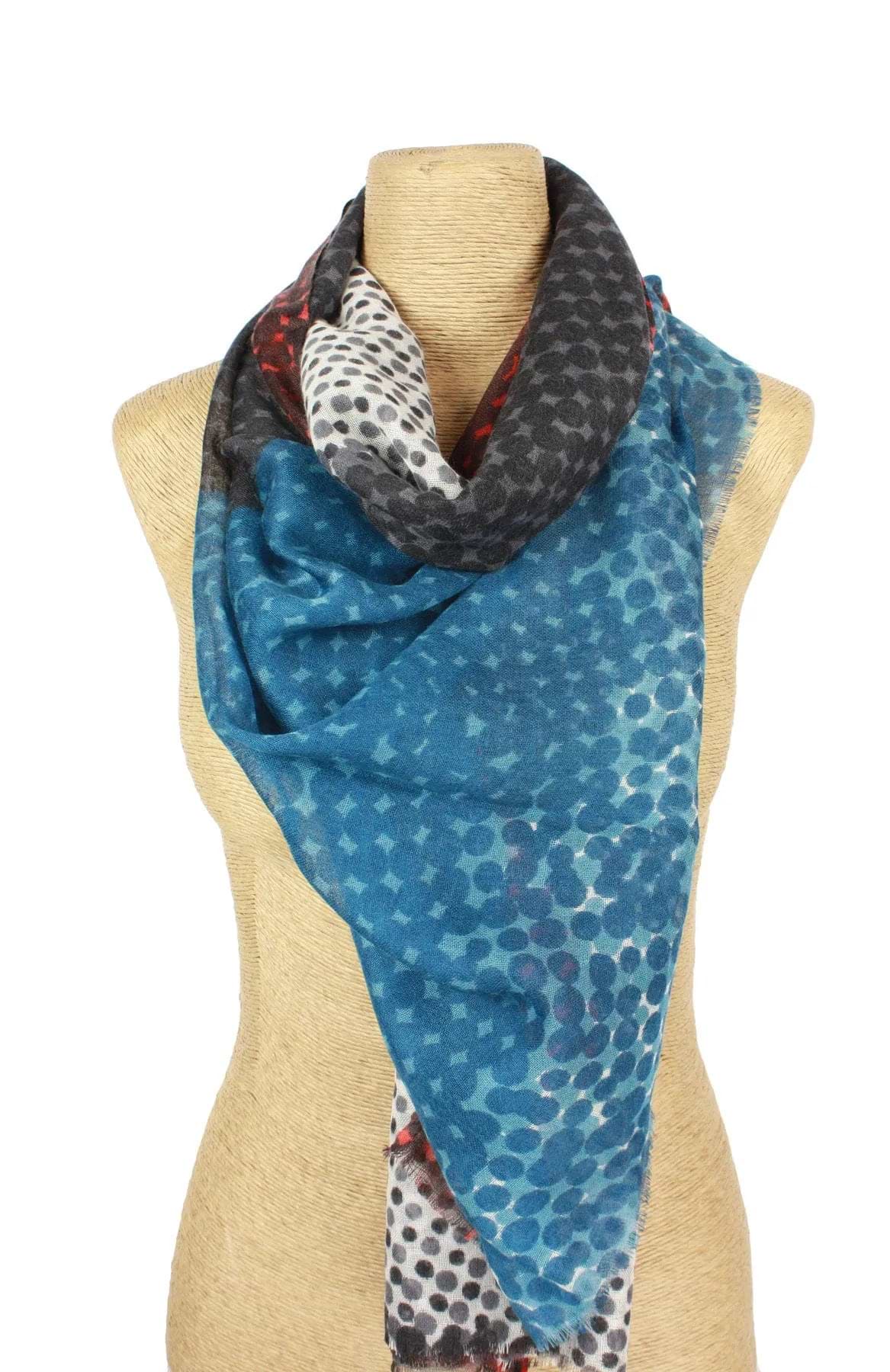 Itsy Bitsy Polka Dot Scarf Dark Multi