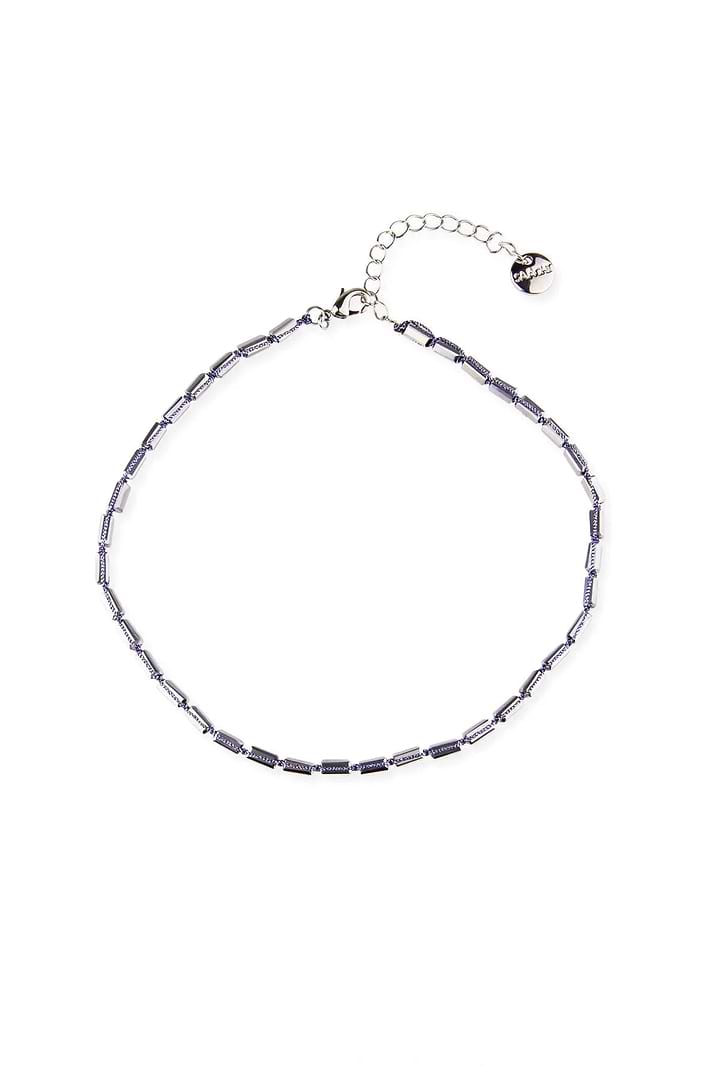 Simply Beaded Choker Silver