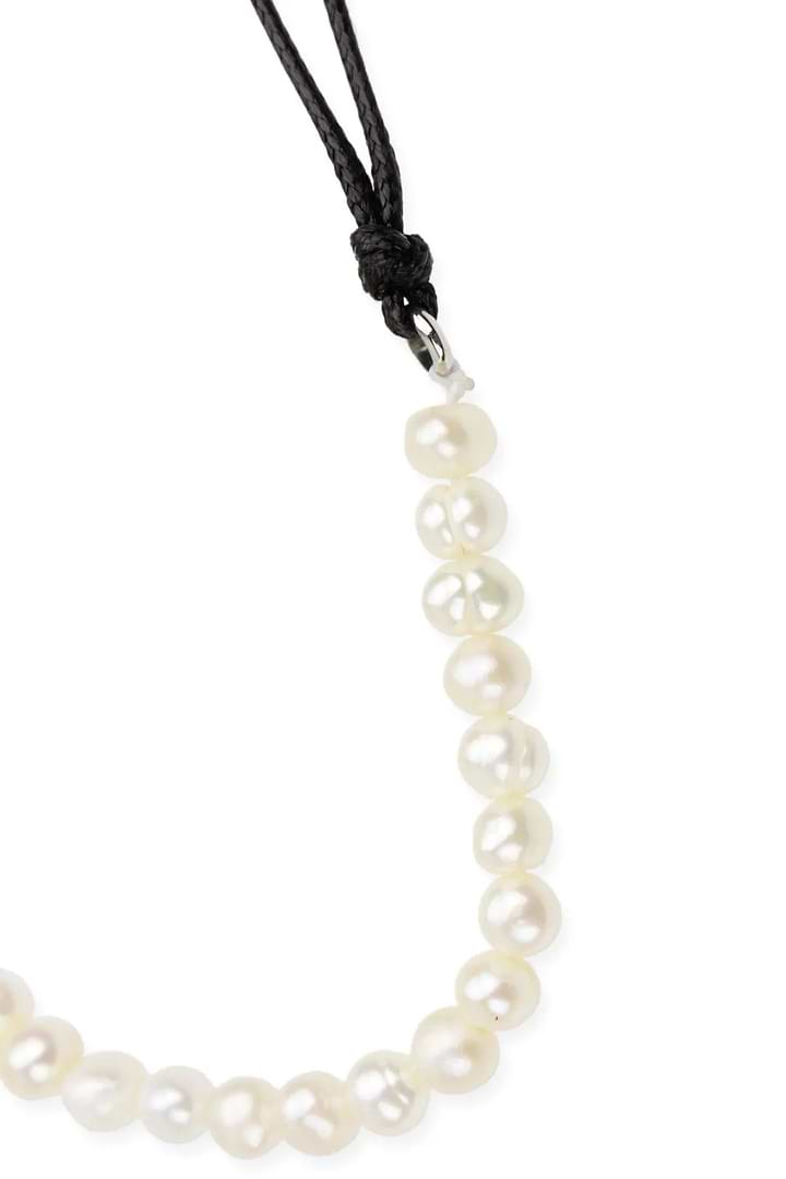 Pearl Choker Necklace Black