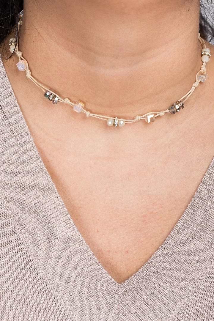 Emmy Choker Antique White