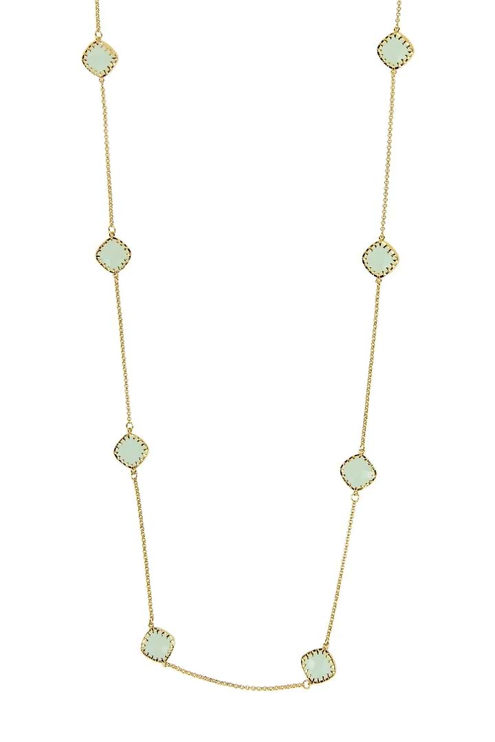 Gemstone Convertible Mask Chain Aquamarine