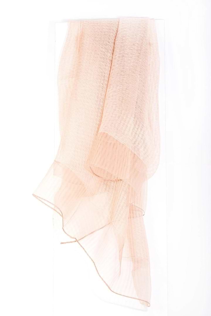 Sheer Social Wrap Scarf - Antique White 