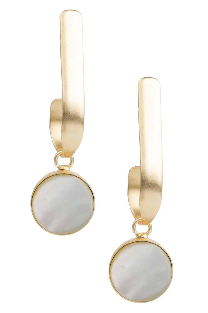 Sita Statement Earring White