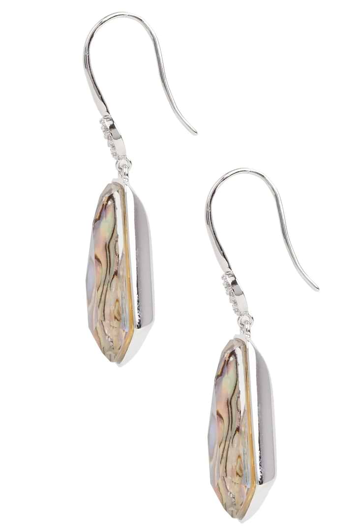 Prism Cushion Earring Silver