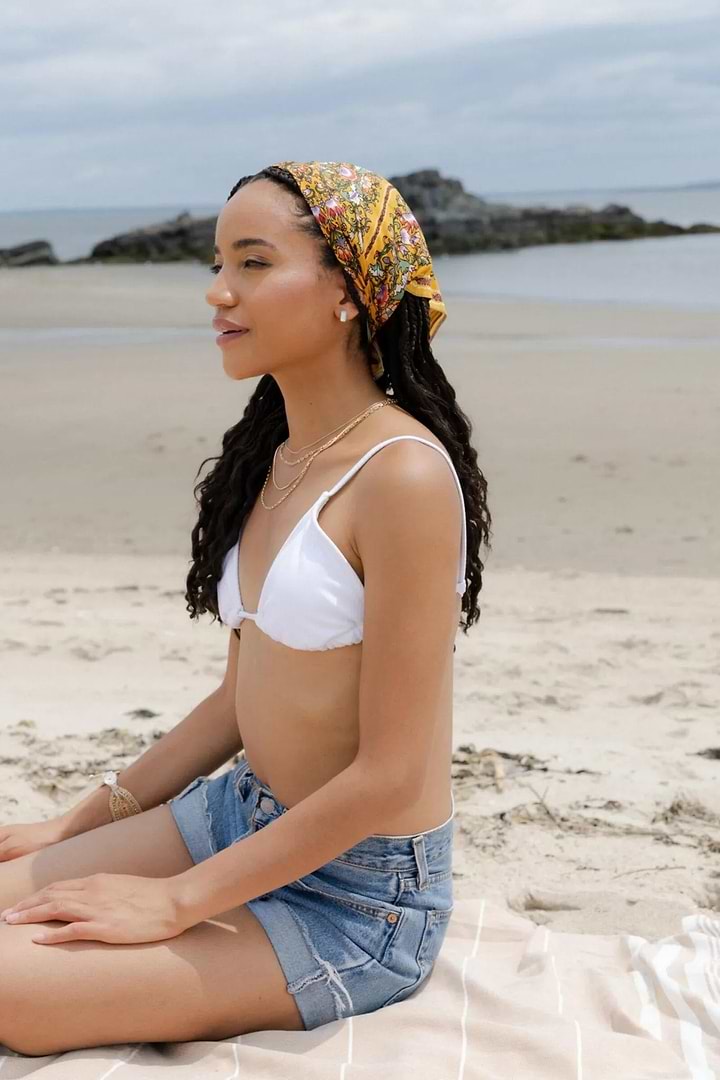 Multicolored Bandana Versatile - Gold