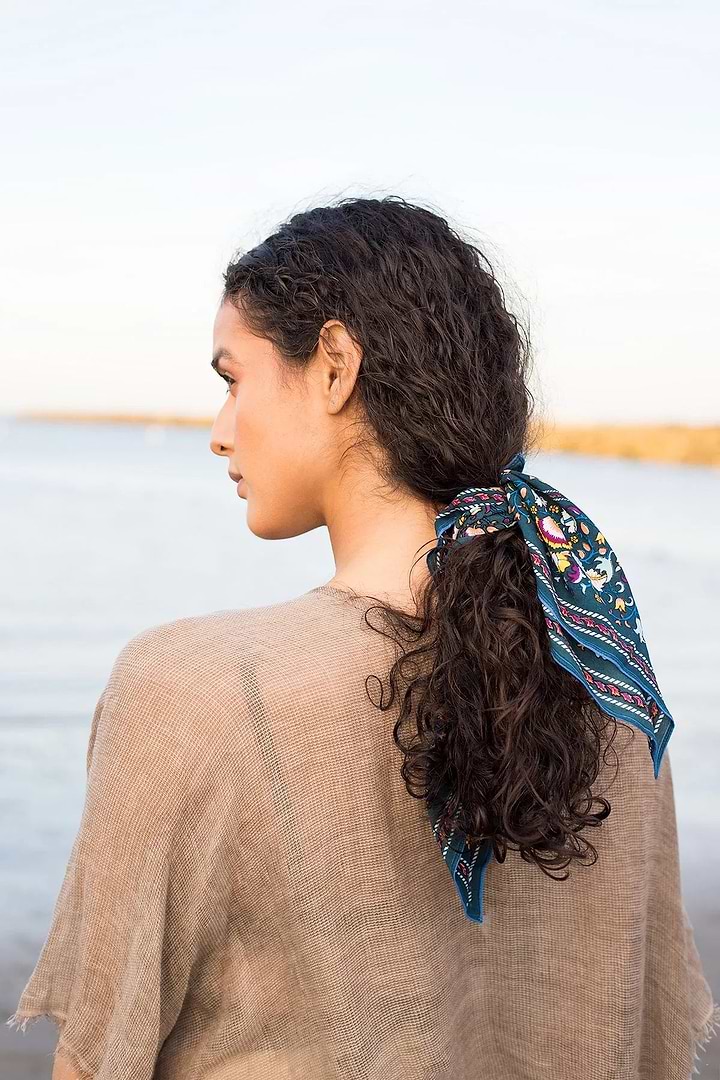 Multicolored Bandana Versatile - Steel Blue