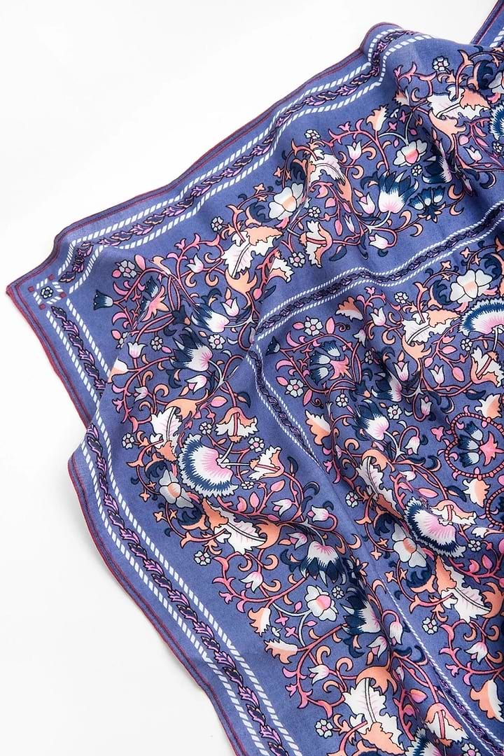 Multicolored Bandana Versatile - Corn Flower Blue