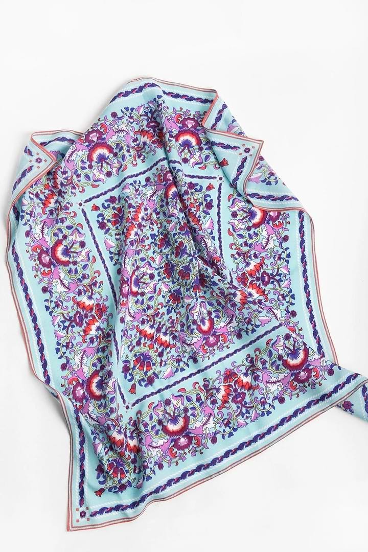 Multicolored Bandana Versatile - Sky Blue