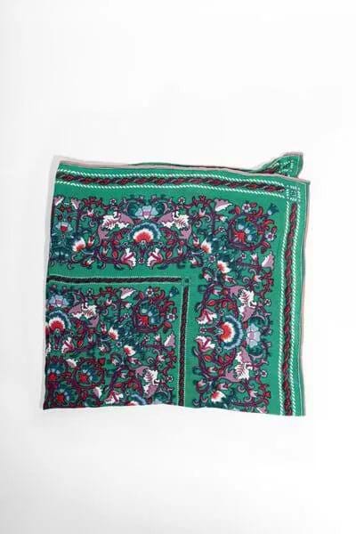 Multicolored Bandana Versatile -Forest Green
