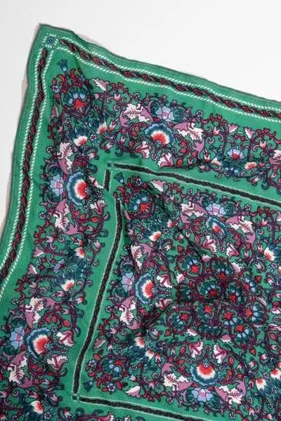 Multicolored Bandana Versatile -Forest Green
