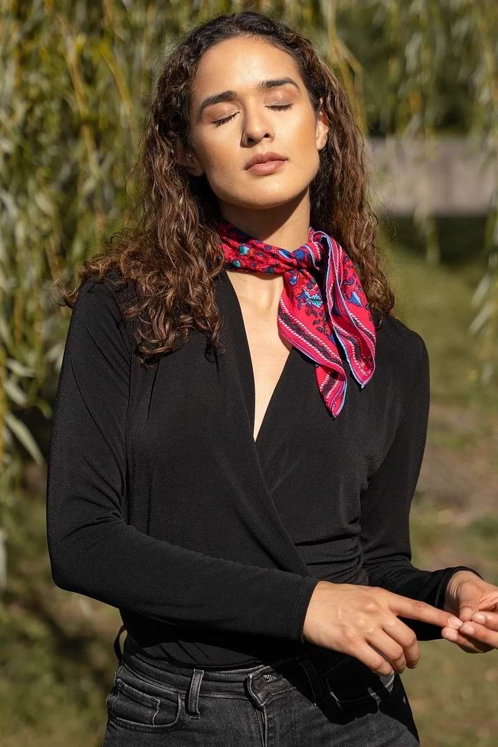 Multicolored Bandana Versatile - Deep Pink