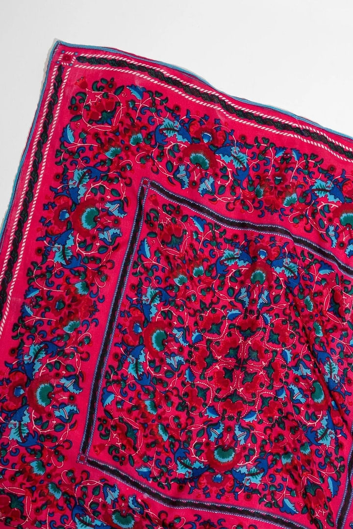 Multicolored Bandana Versatile - Deep Pink