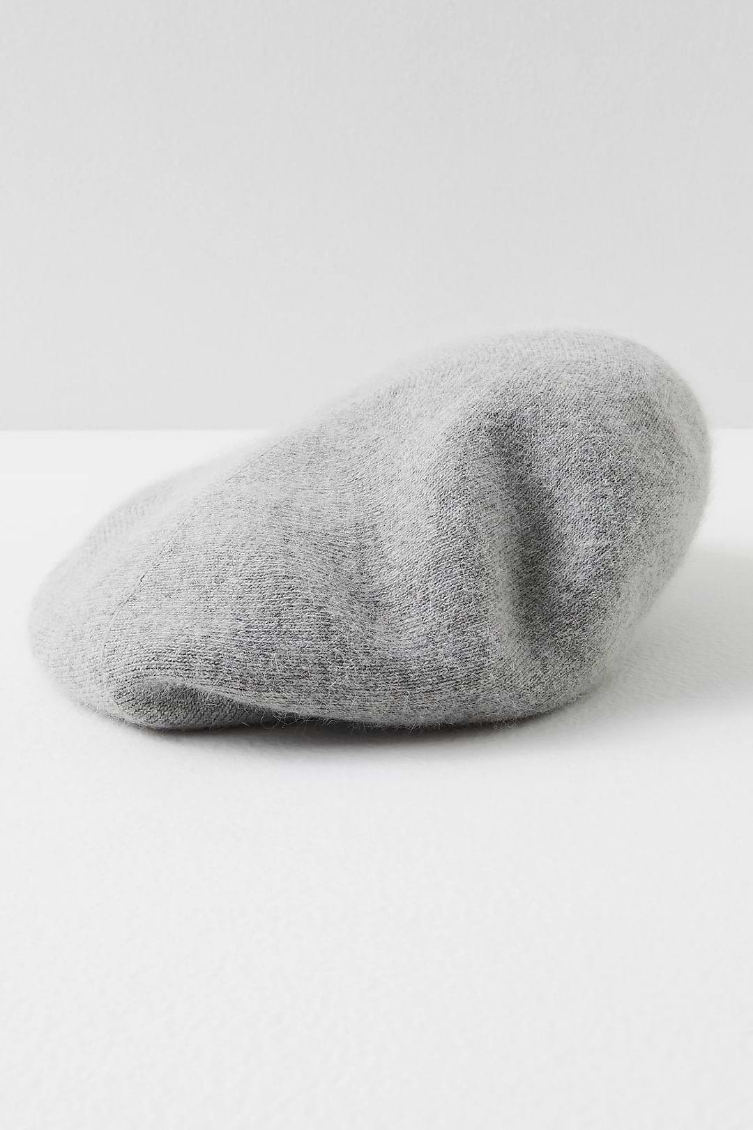 Crystal Embellished Floral Beret - Dark Gray