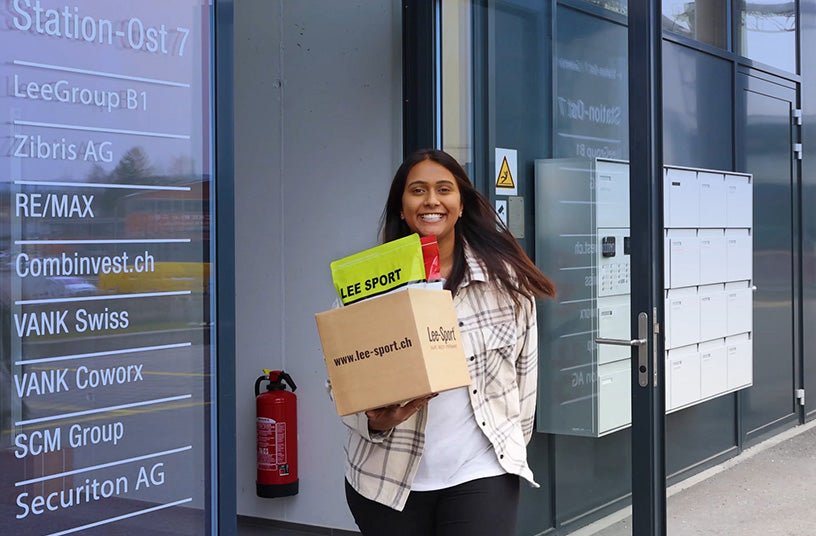 Lee-Sport Produkte abholen