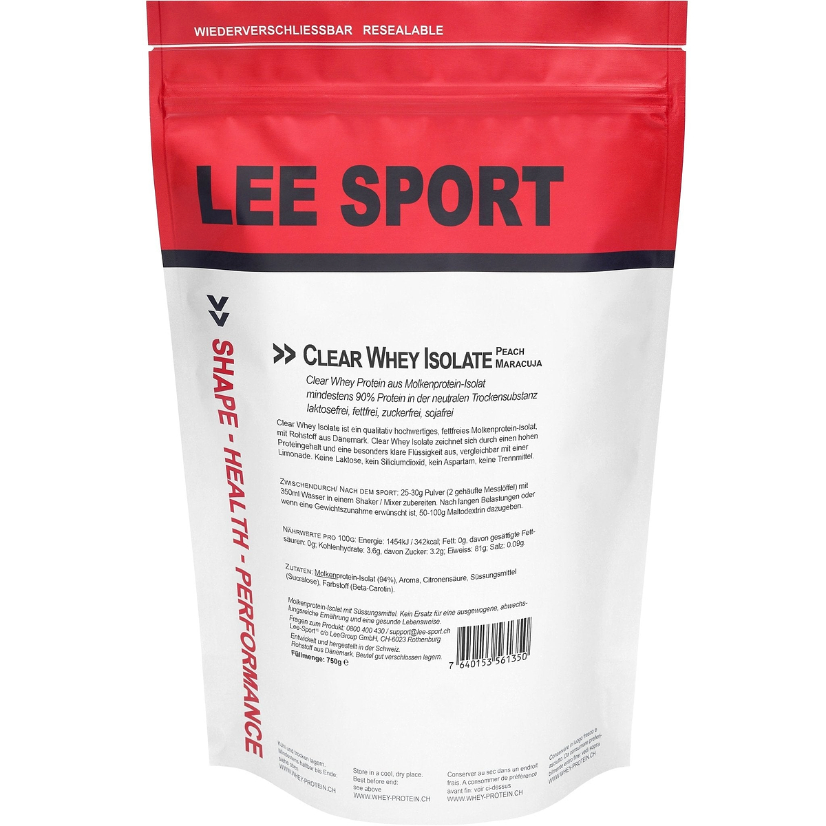 Clear Whey Isolate Peach Maracuja