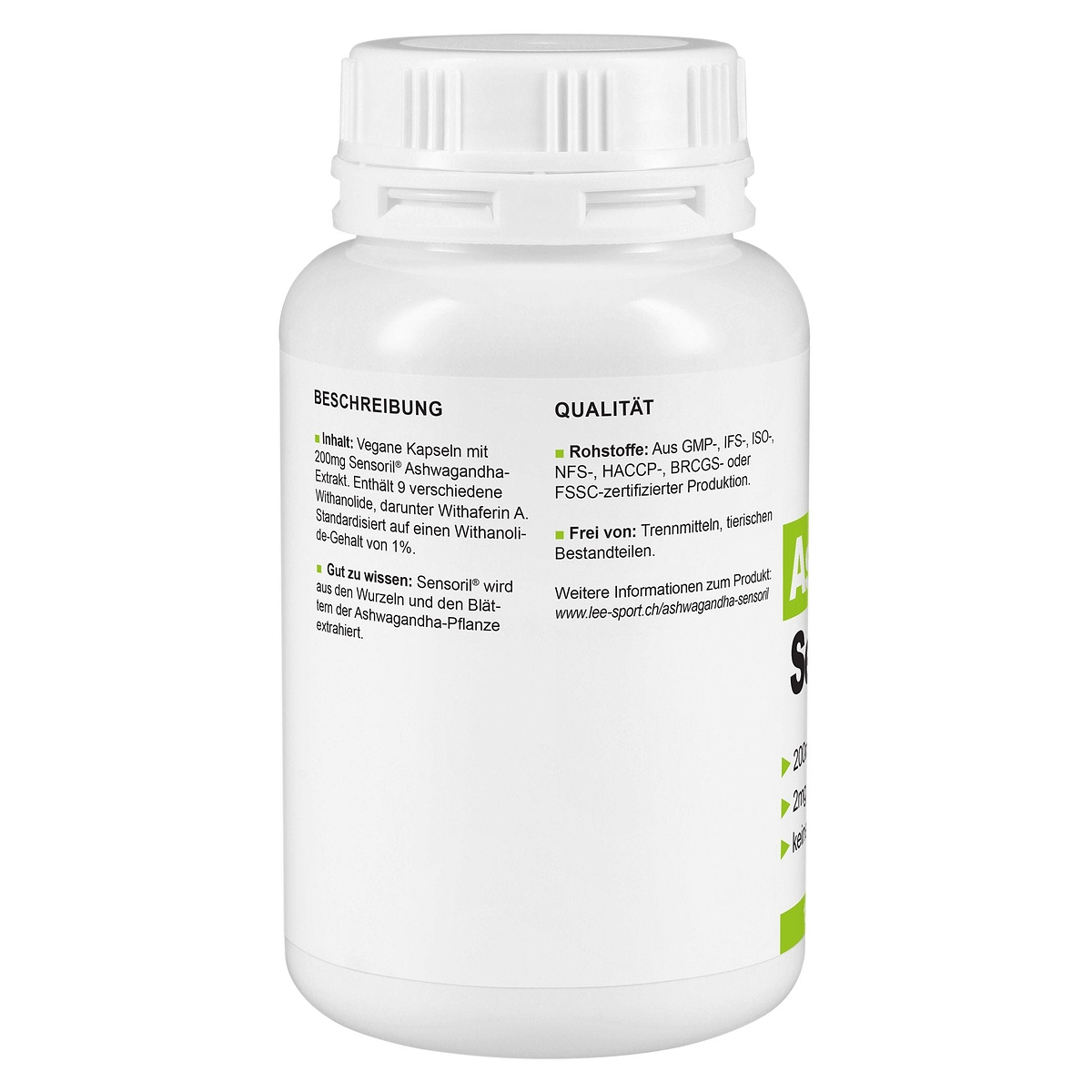 Ashwagandha Sensoril, Beschreibung