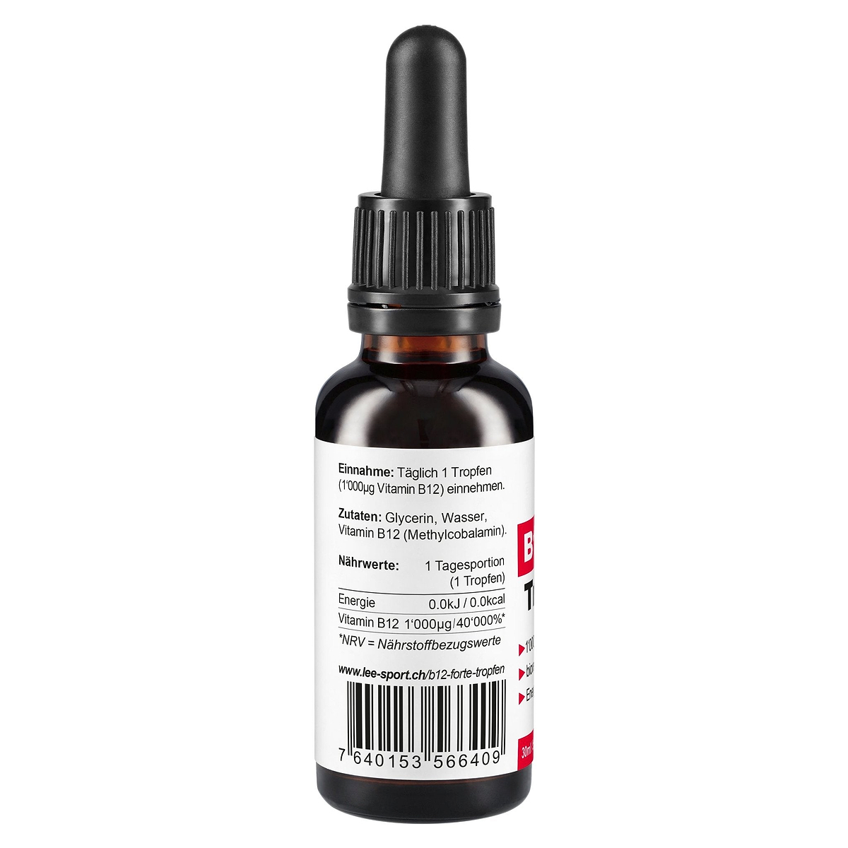 B12 Forte Tropfen, Nutrition Facts