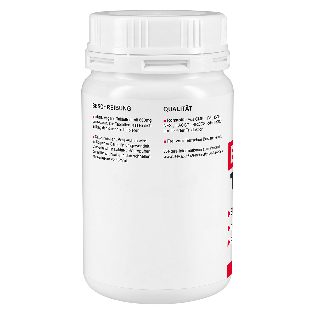 Beta Alanin Tabletten, Beschreibung