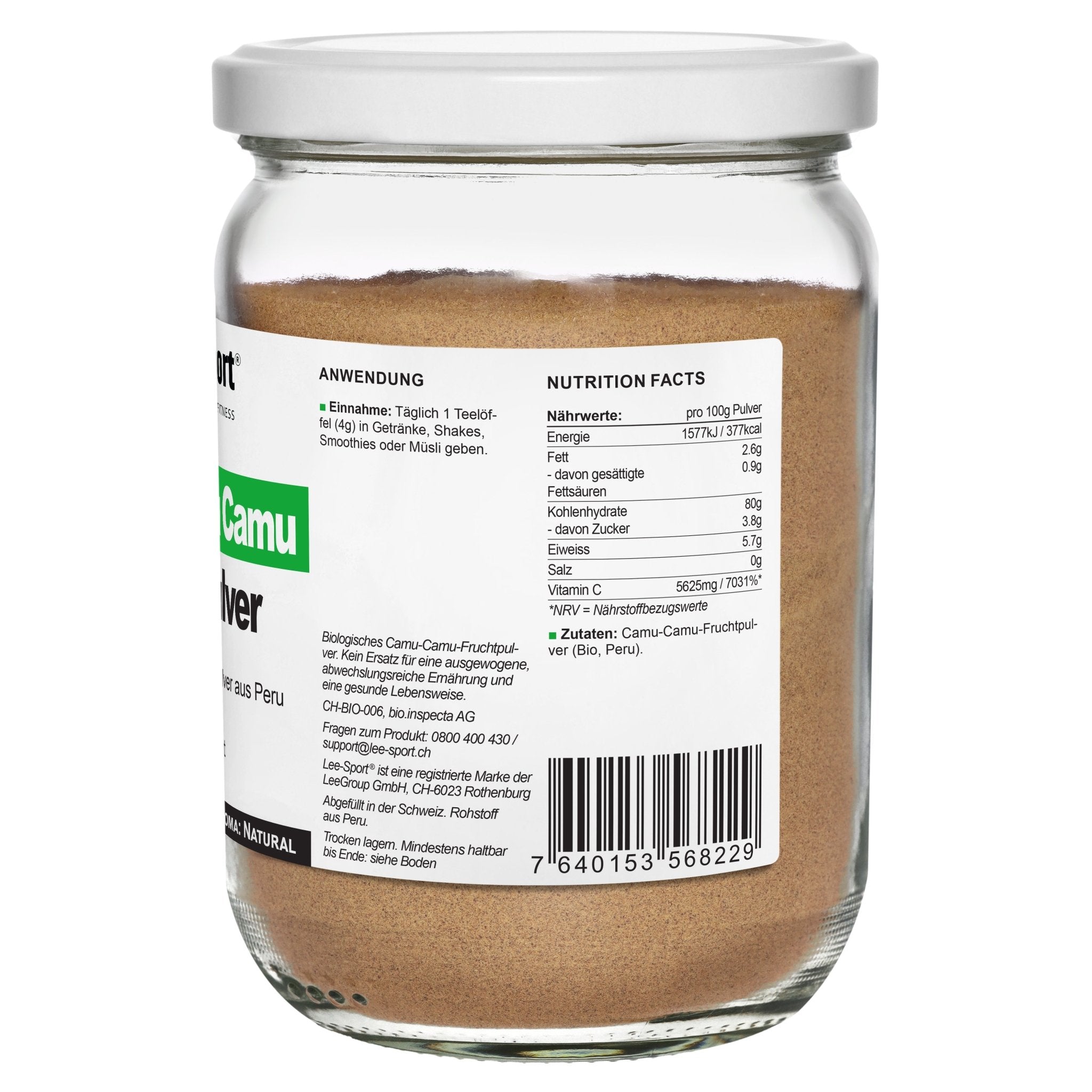 Bio Camu Camu Fruchtpulver, Nutrition Facts