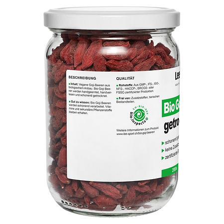 Bio Goji Beeren, Beschreibung