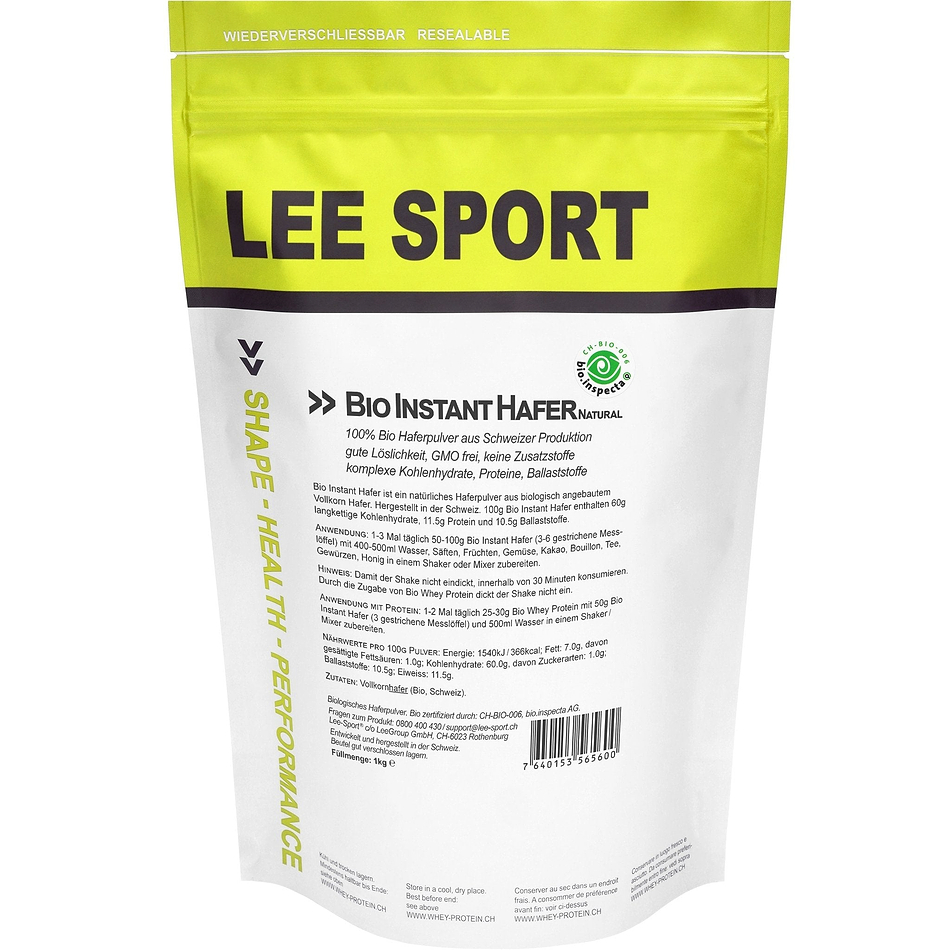 Bio Instant Hafer Natural