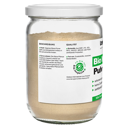 Bio Maca Pulver, Beschreibung
