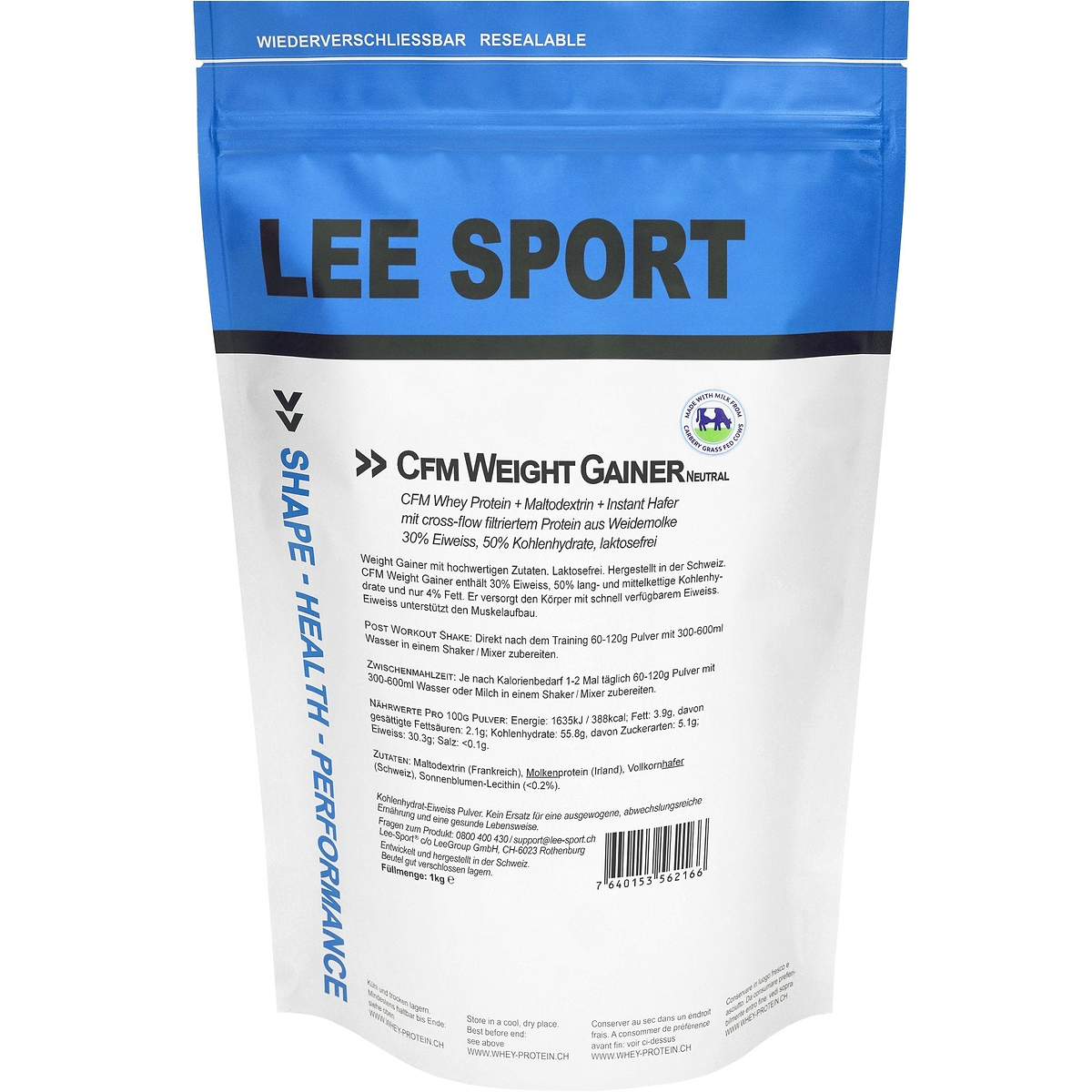 CFM Weight Gainer Neutral
