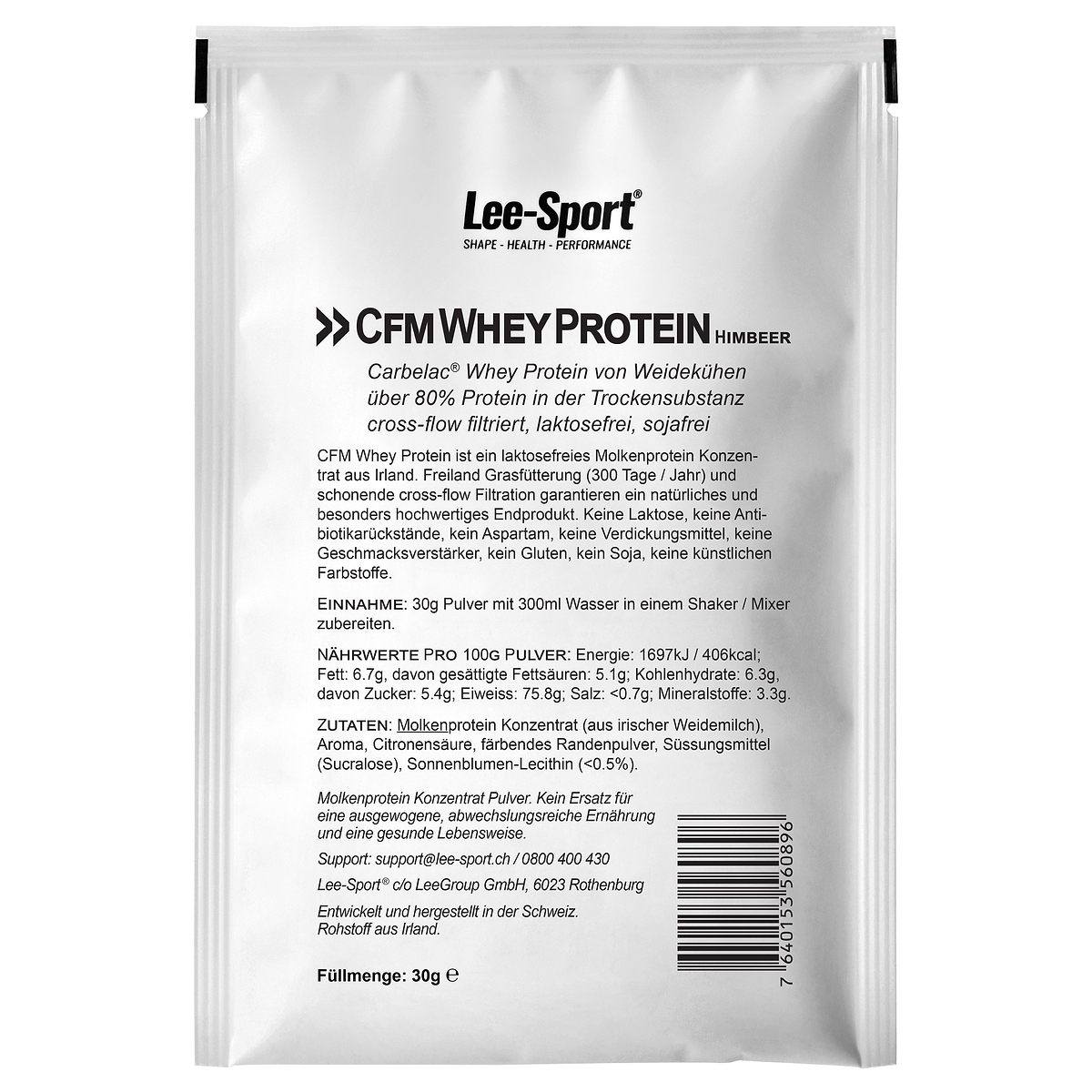 CFM Whey Protein Probe Himbeer