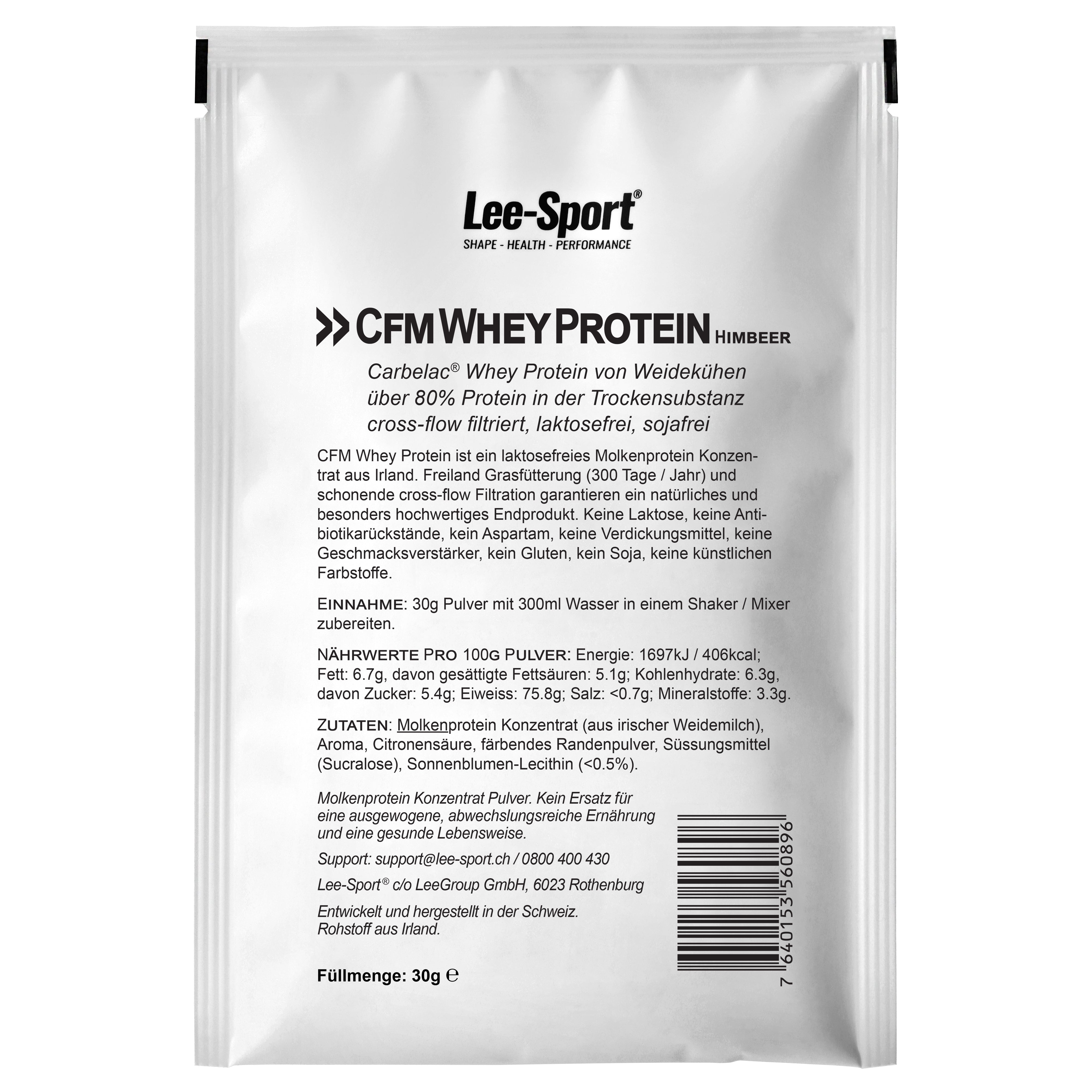 CFM Whey Protein Probe Himbeer