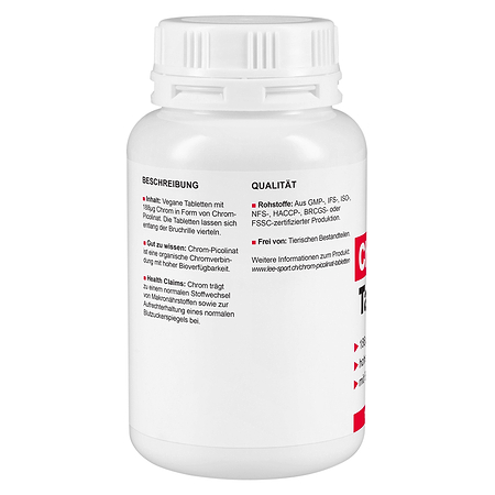Chrom Picolinat Tabletten, Beschreibung