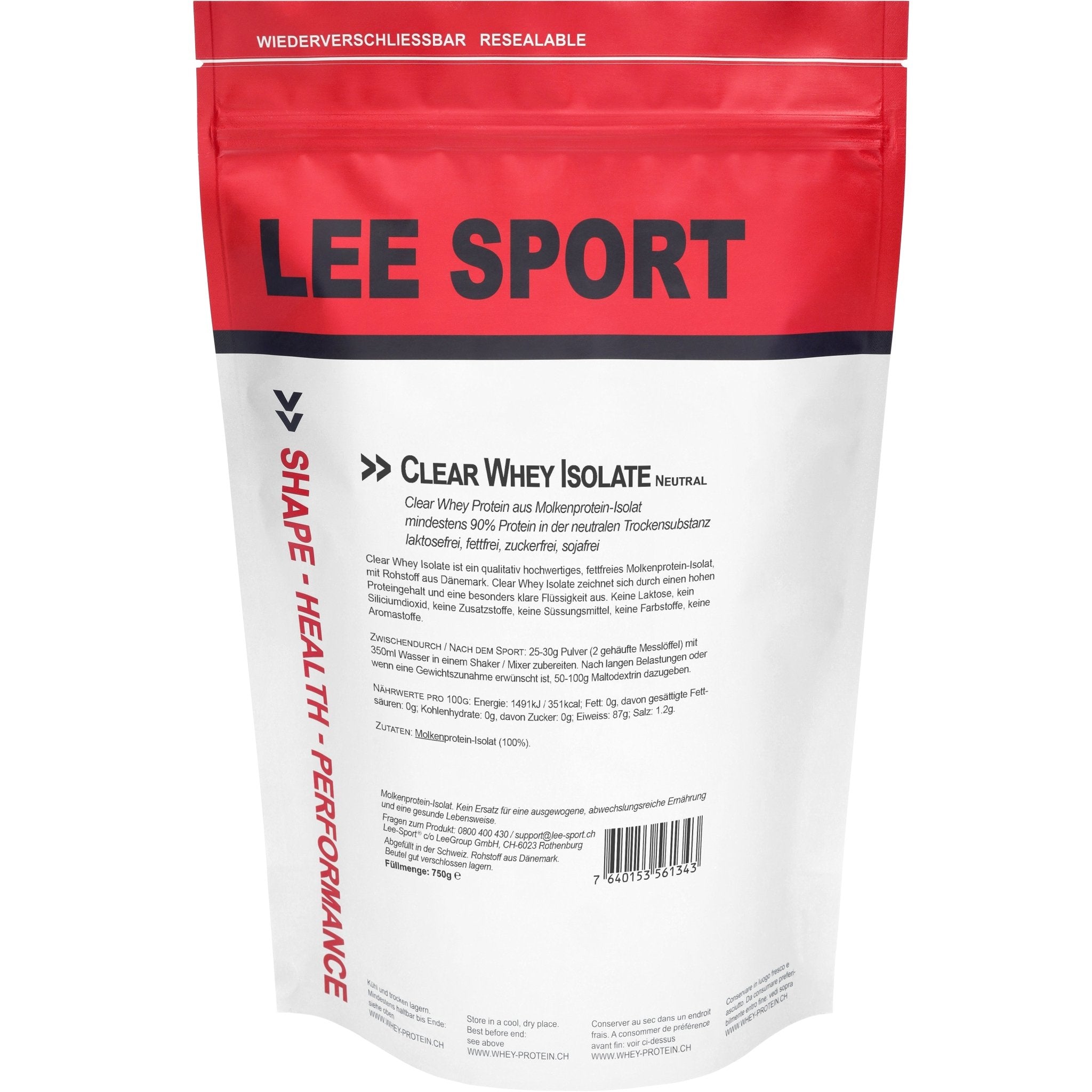 Clear Whey Isolate Neutral