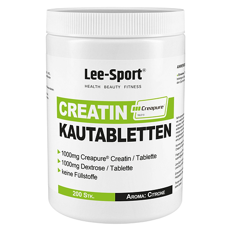 Creatin Kautabletten, 100% Creapure® Creatin