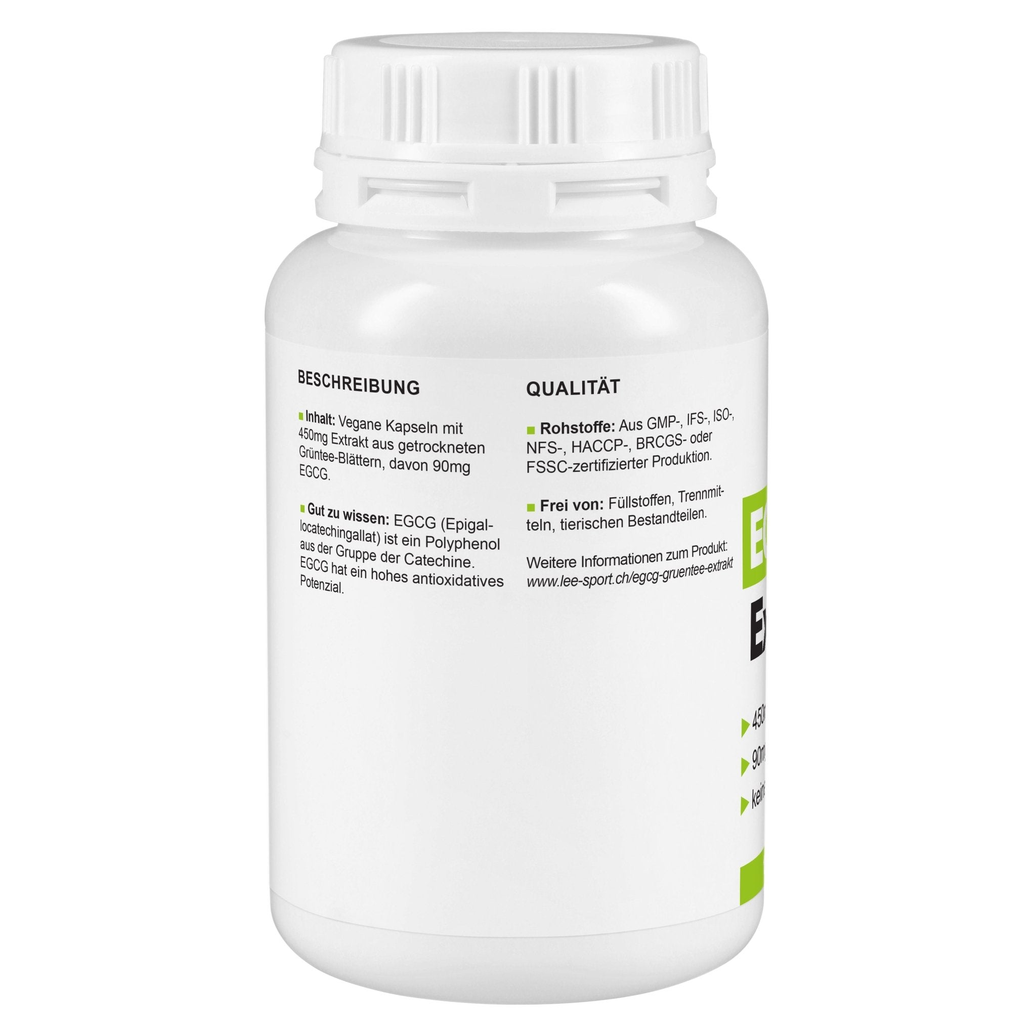 EGCG Grüntee Extrakt, Beschreibung