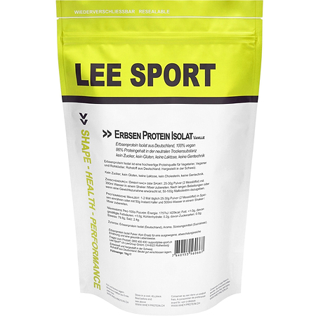 Erbsen Protein Isolat Vanille