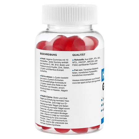 Hair Skin Gummies, Beschreibung