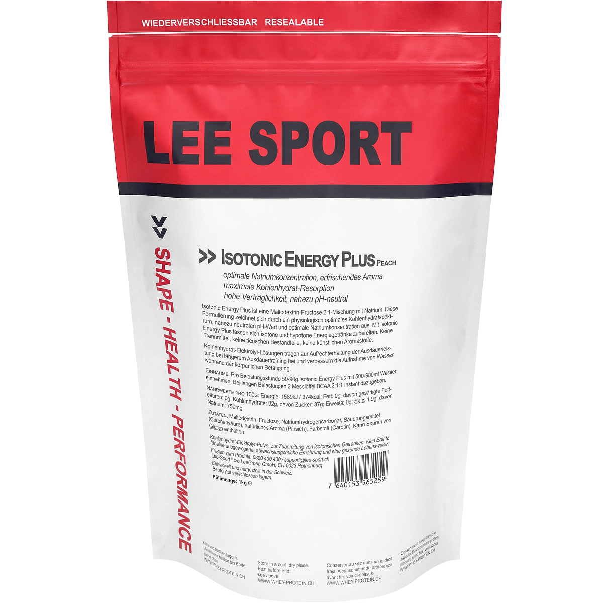 Isotonic Energy Plus Peach