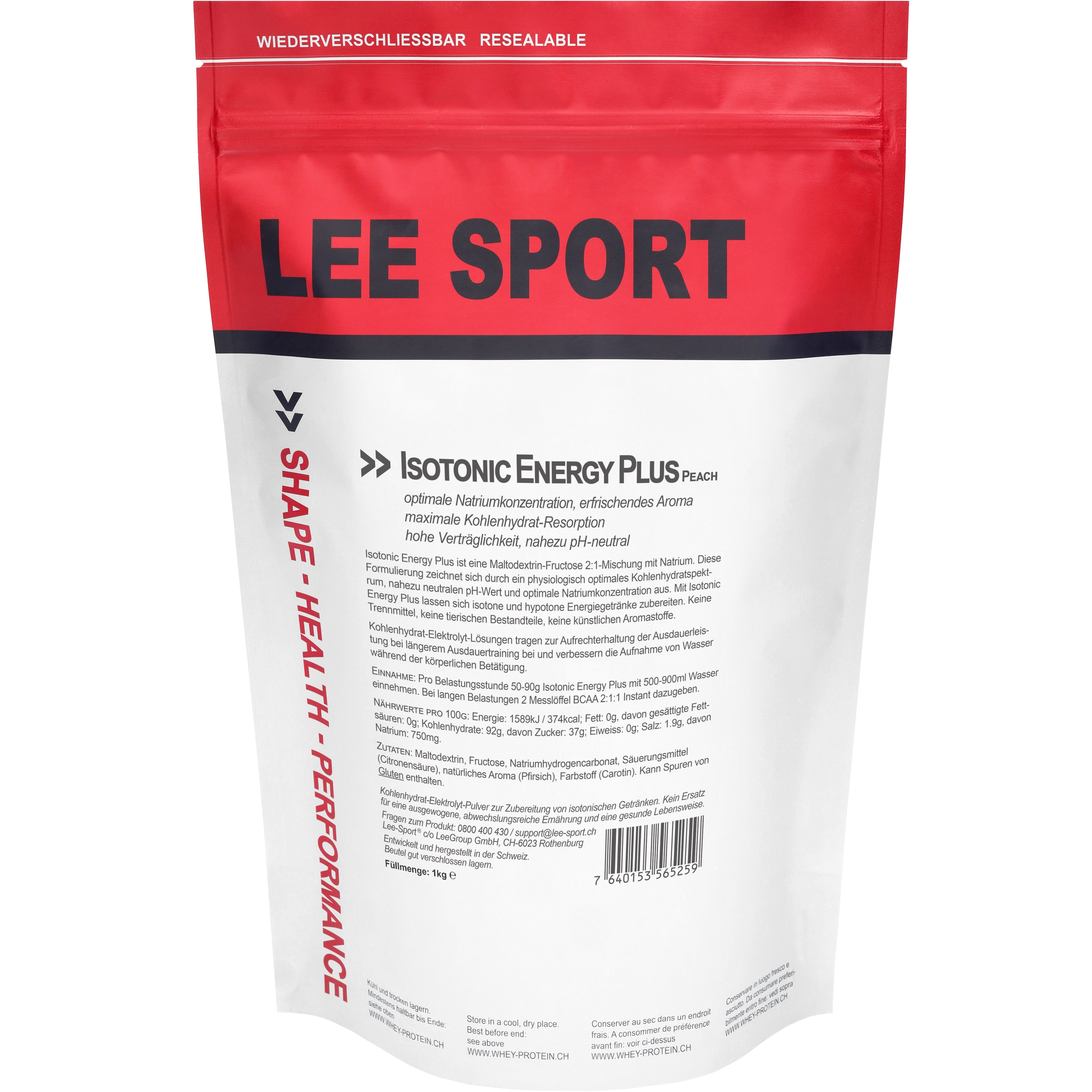 Isotonic Energy Plus Peach