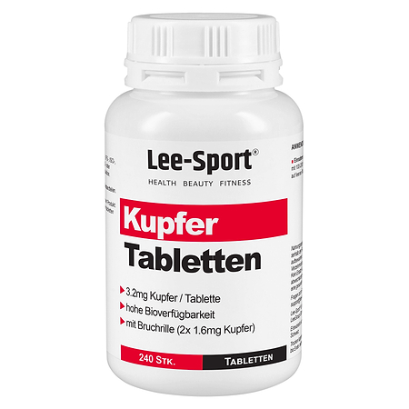 Kupfer Tabletten