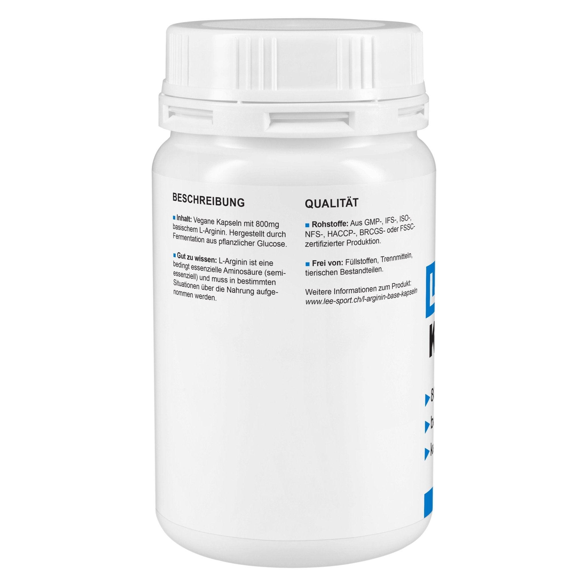 L-Arginin Base Kapseln, Beschreibung