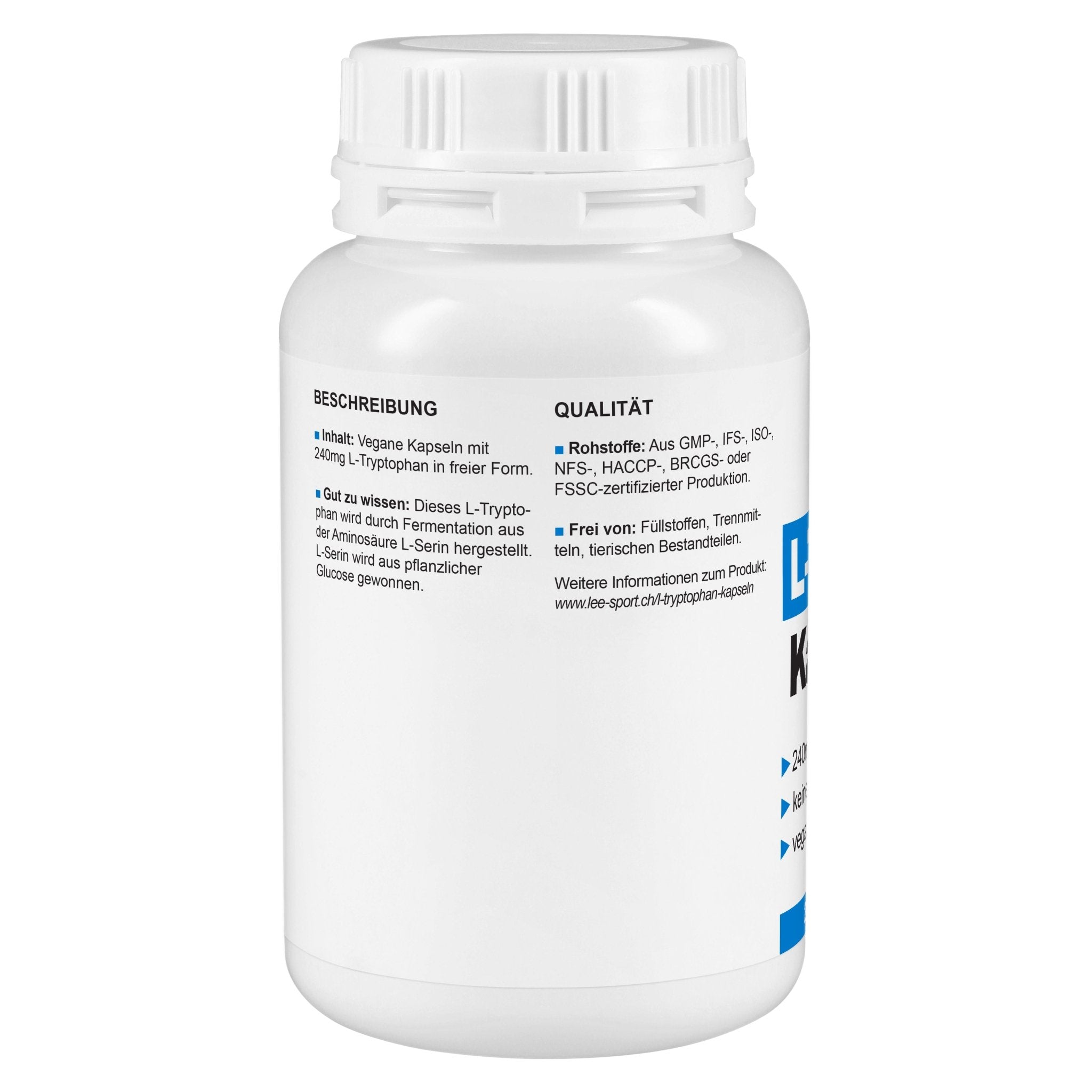 L-Tryptophan Kapseln, Beschreibung