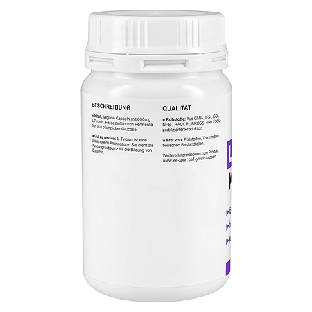 L-Tyrosin Kapseln, Beschreibung