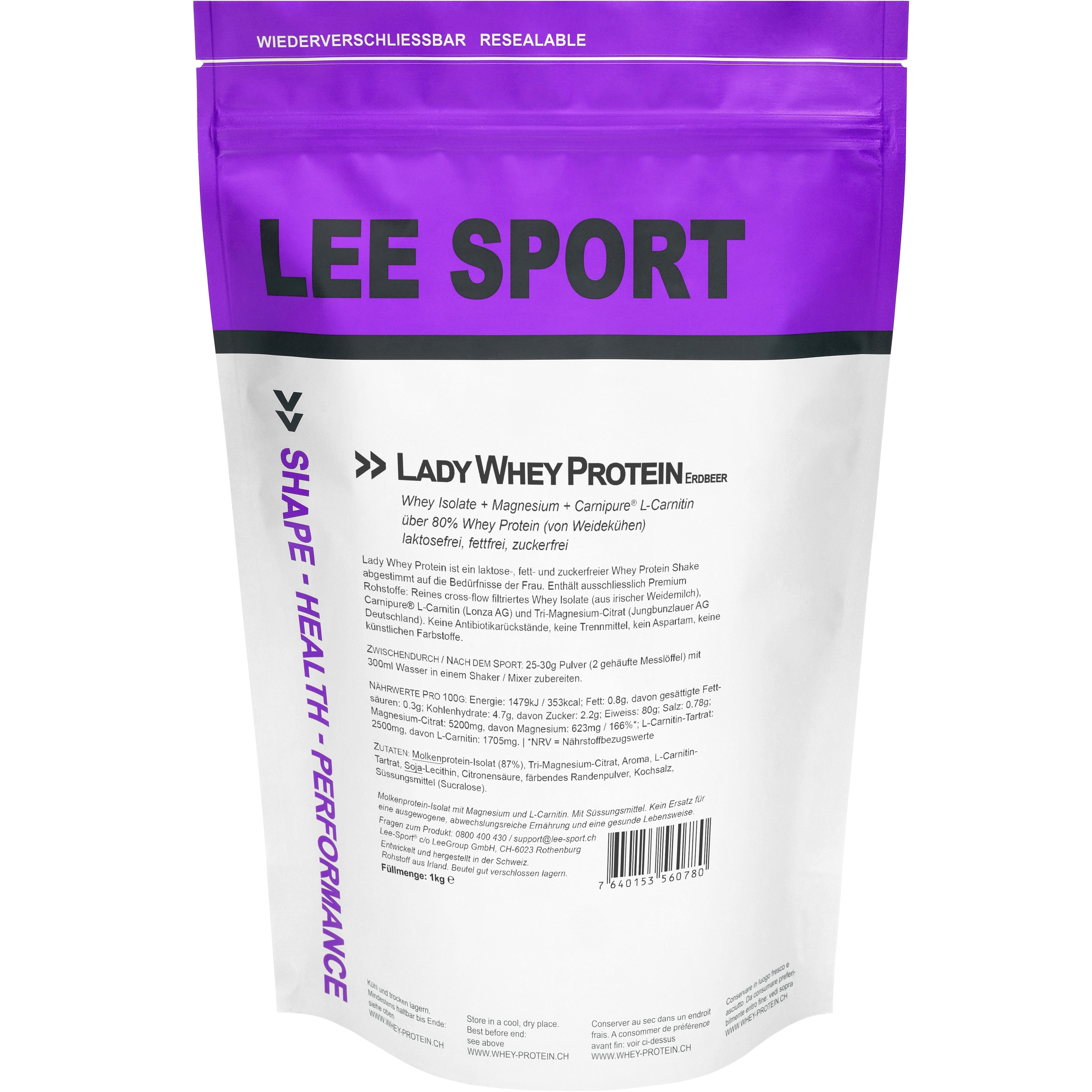 Lady Whey Protein Erdbeer