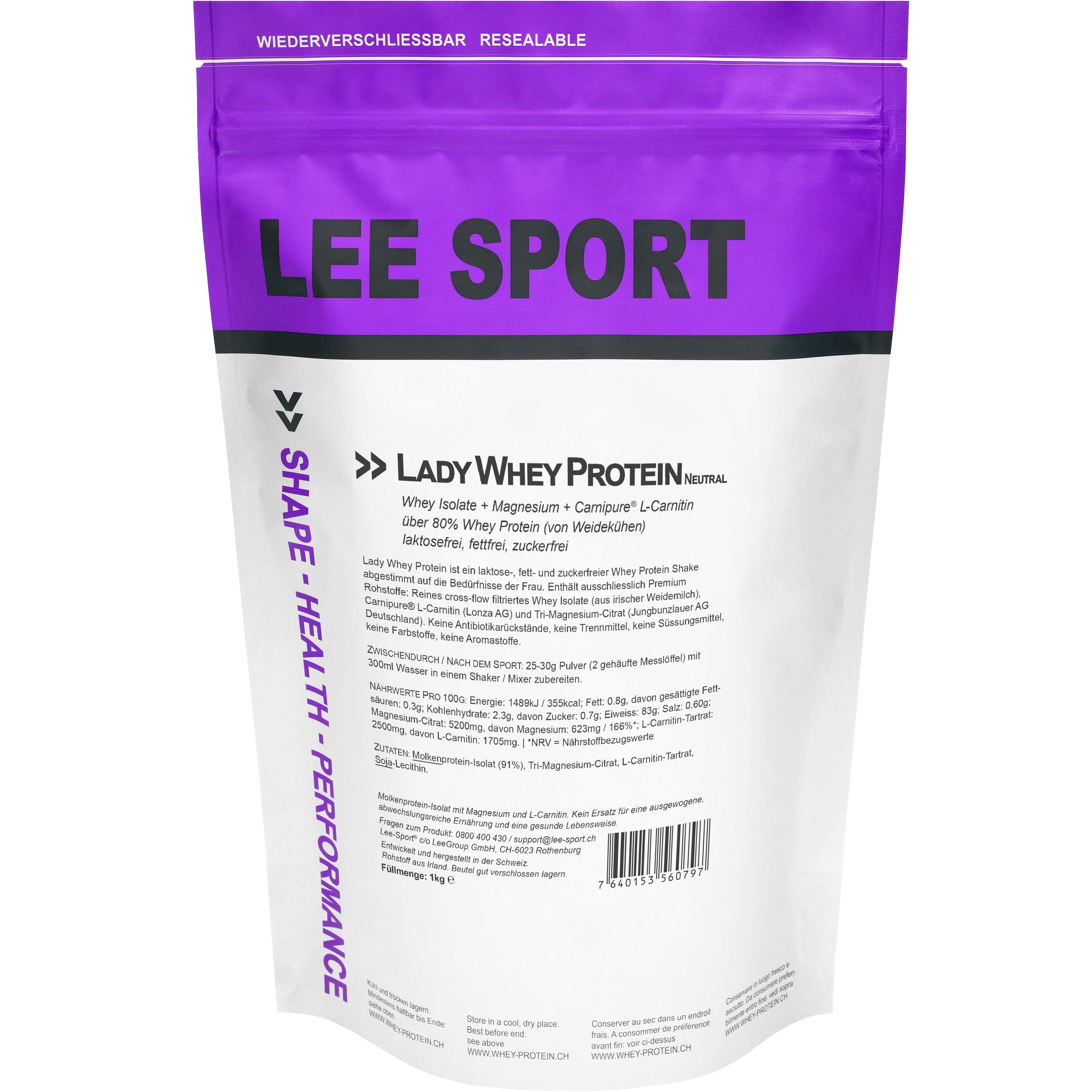 Lady Whey Protein Neutral