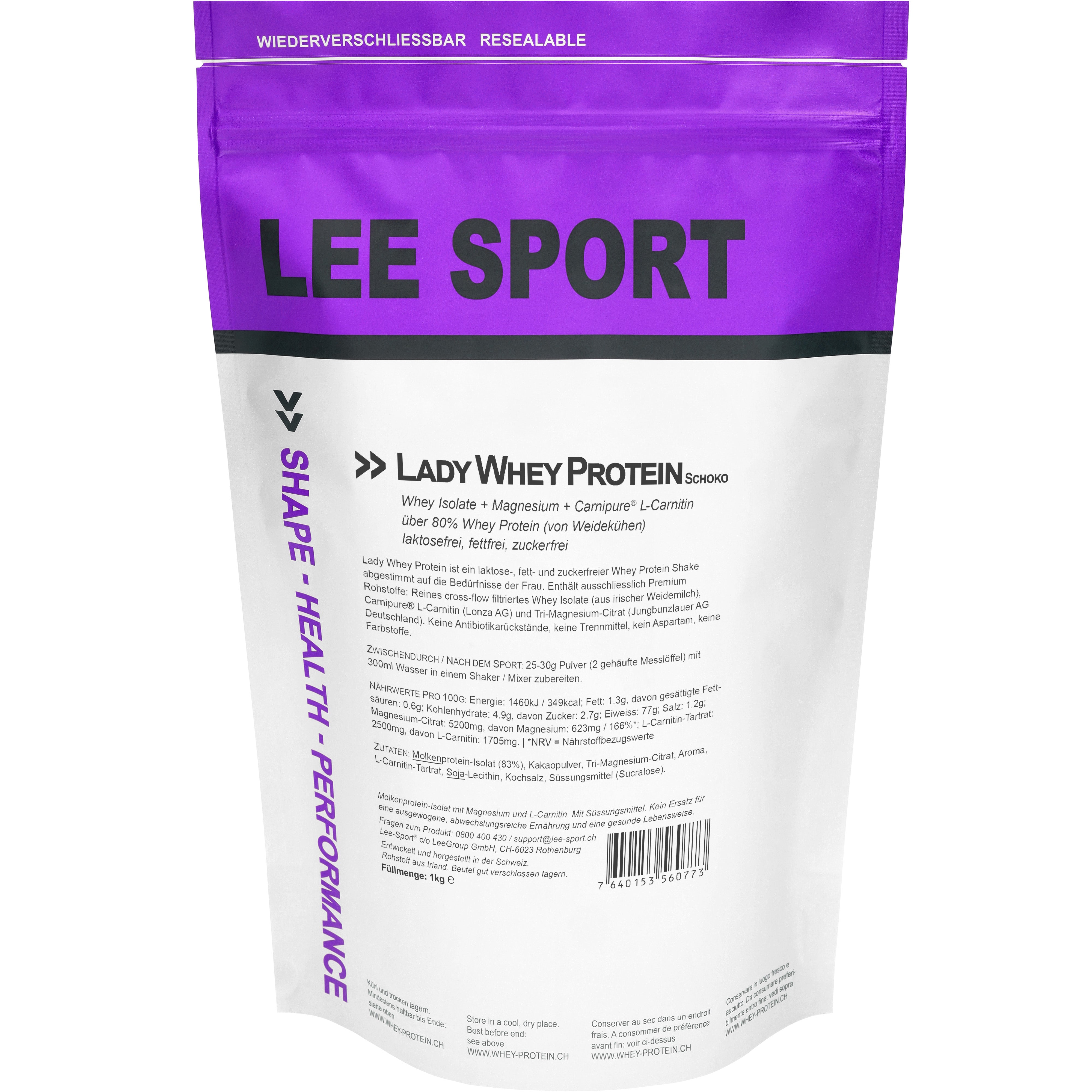 Lady Whey Protein Schoko