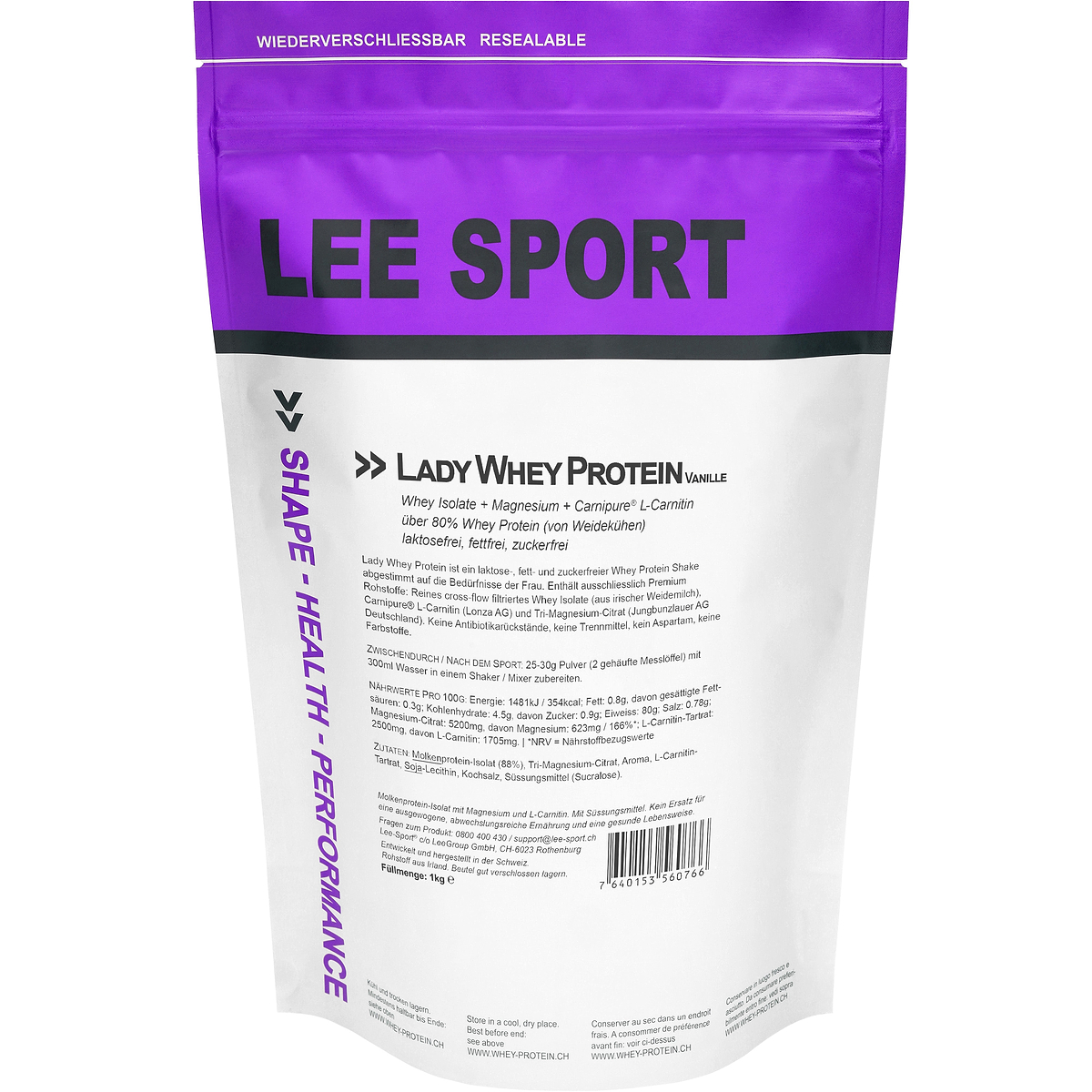 Lady Whey Protein Vanille