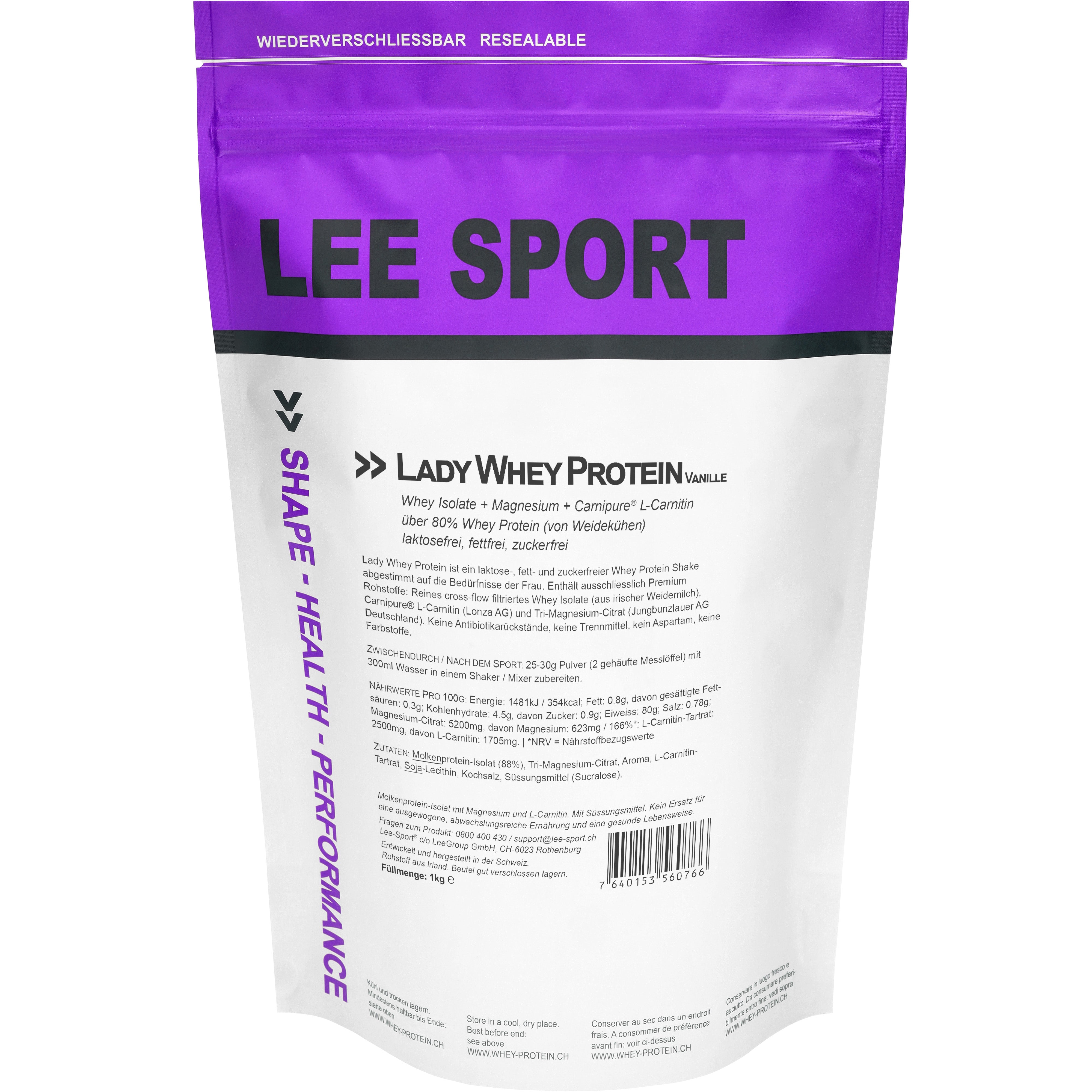 Lady Whey Protein Vanille