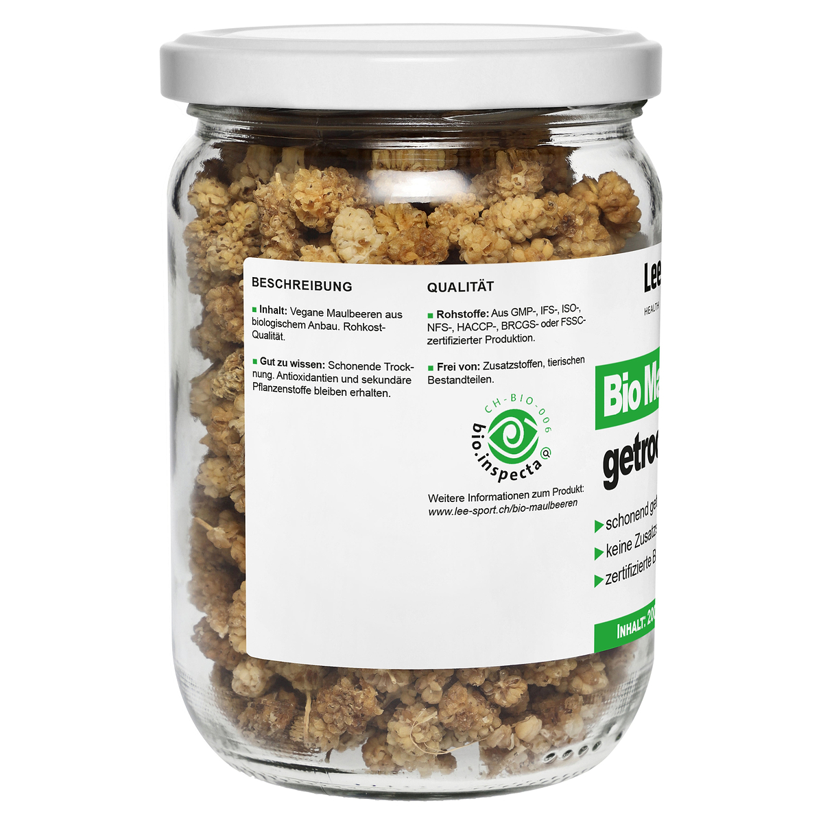 Bio Maulbeeren, Beschreibung