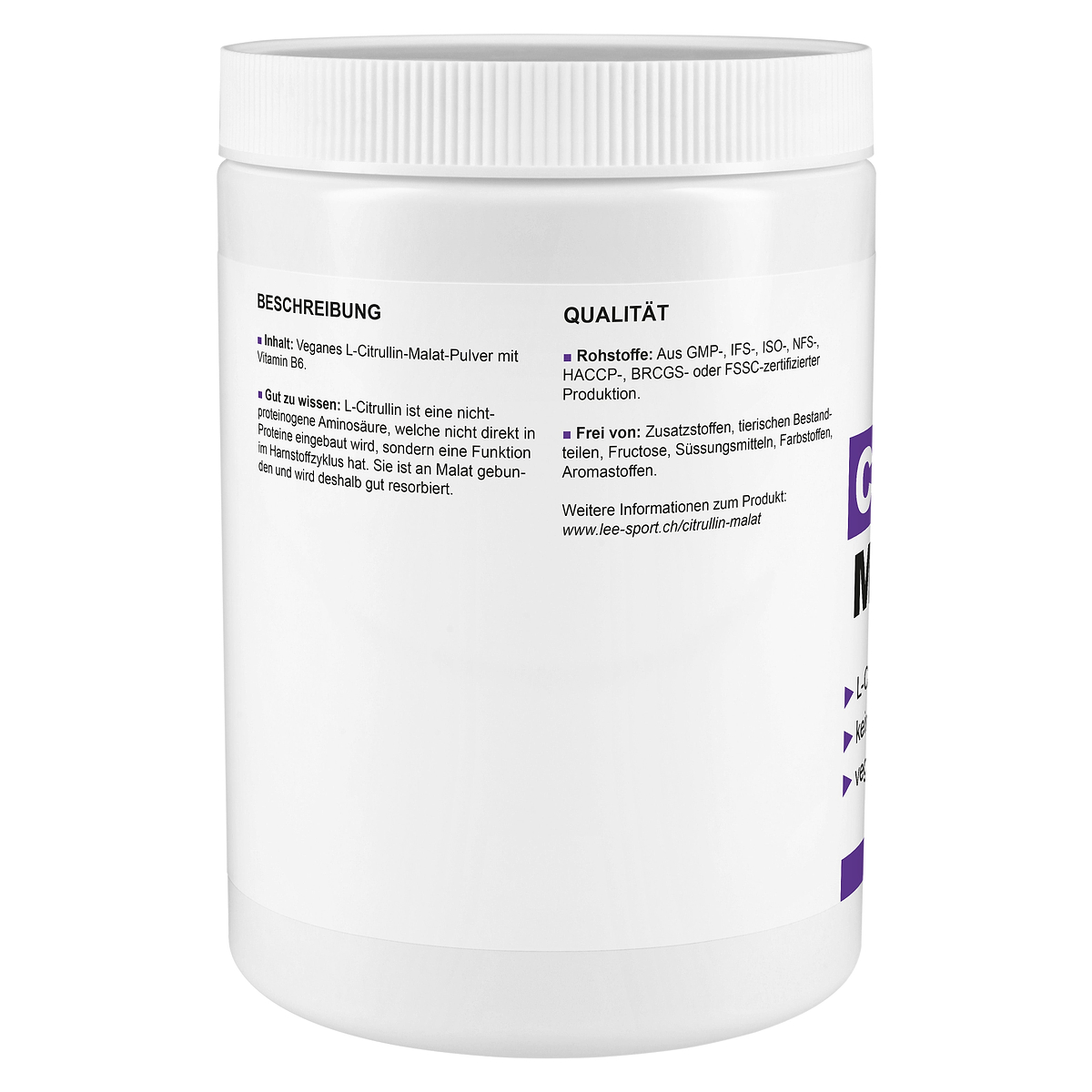 Citrullin Malat Pulver, Beschreibung