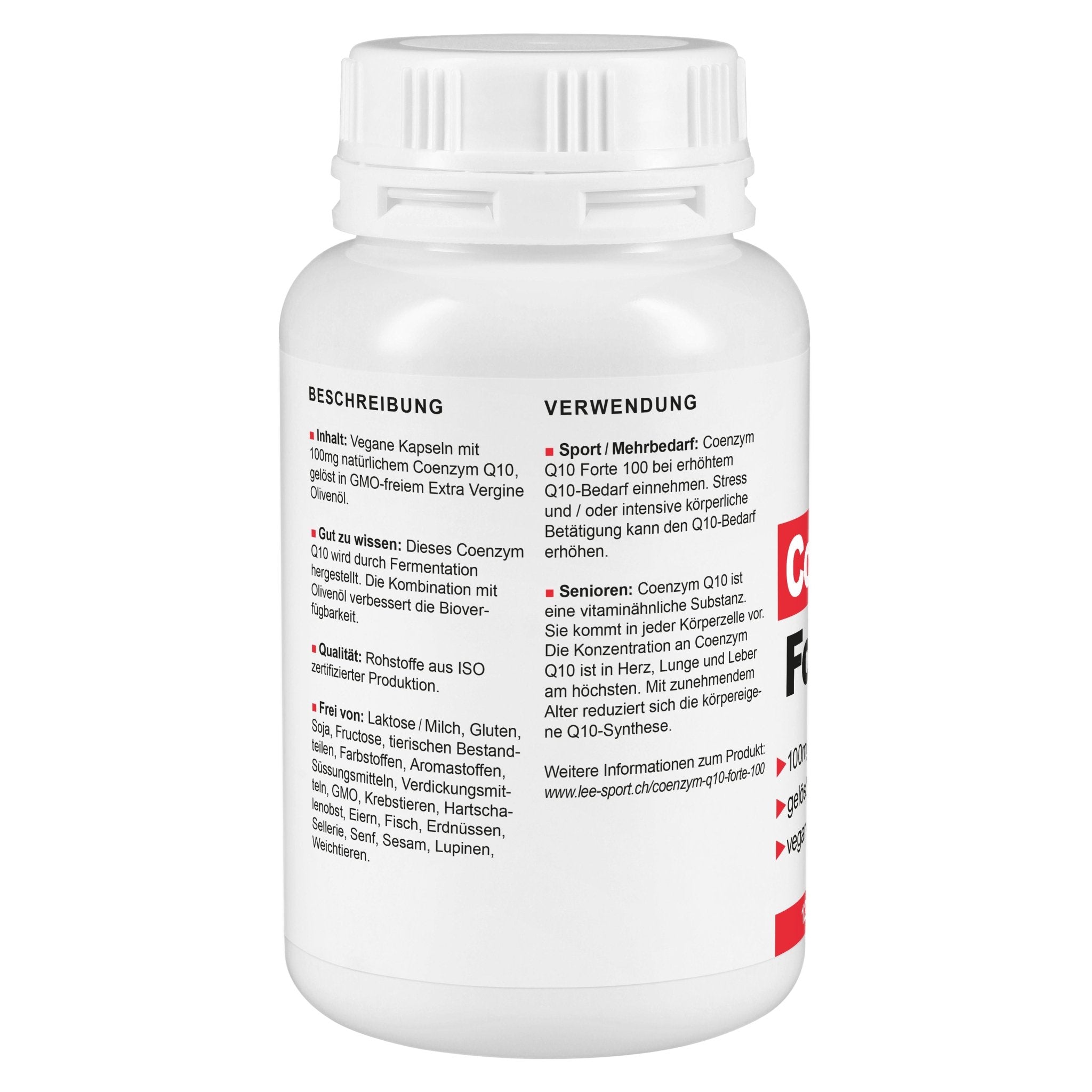 Coenzym Q10 Forte 100, Beschreibung