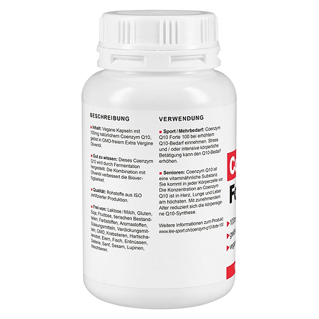 Coenzym Q10 Forte 100, Beschreibung